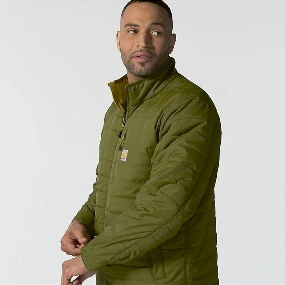 Carhartt Rain Defender Insulated Lightweight Gilliam Jacket- Dark Bronzed Green